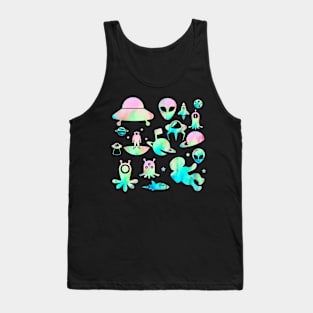 Pastel Space Medley Tank Top